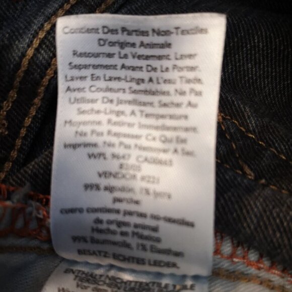 Eddie Bauer Men's Slim Fit Medium Wash Size 34/30 Blue Jeans - Picture 10 of 15